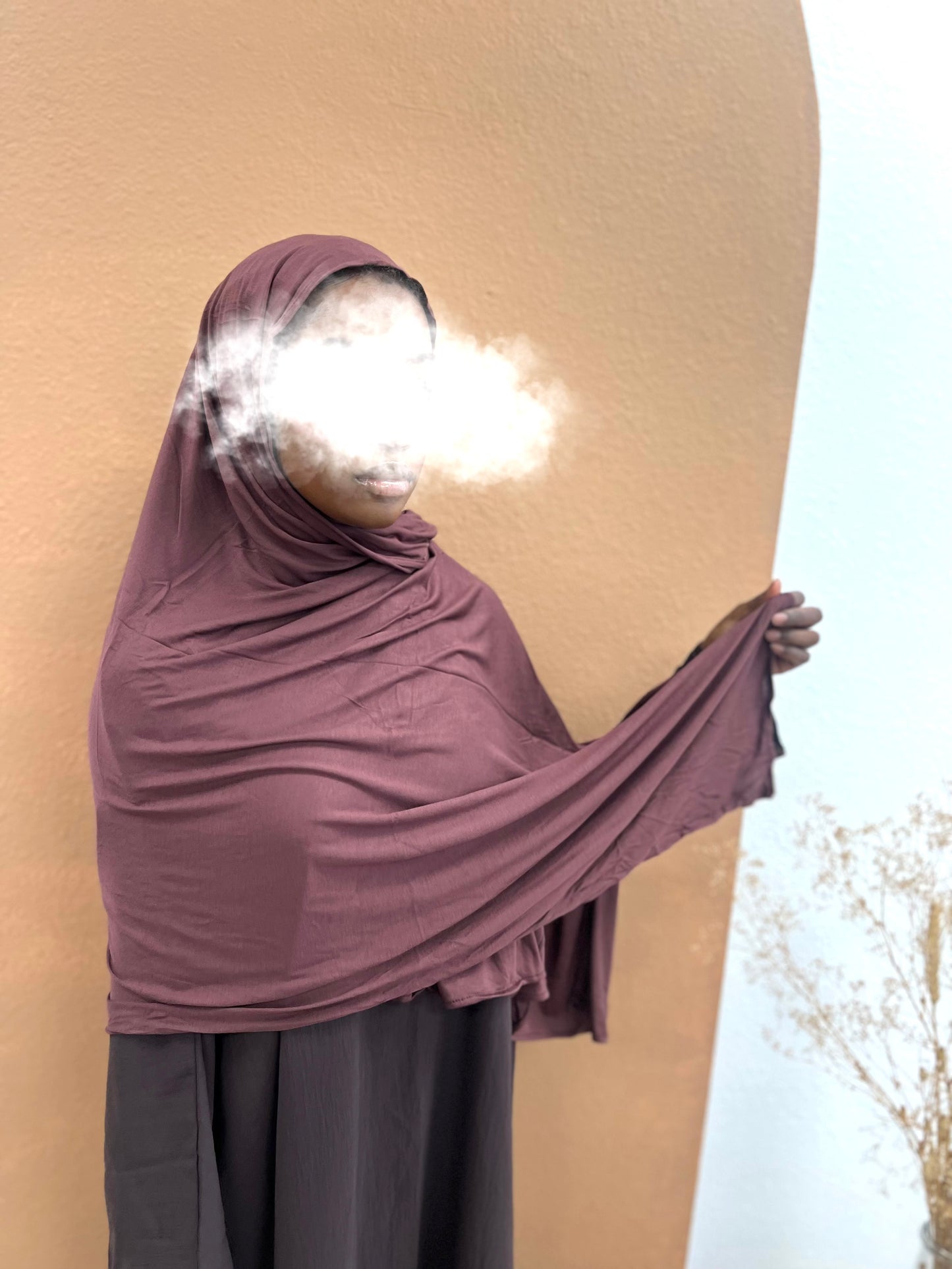 Jersey Hijab - Brick