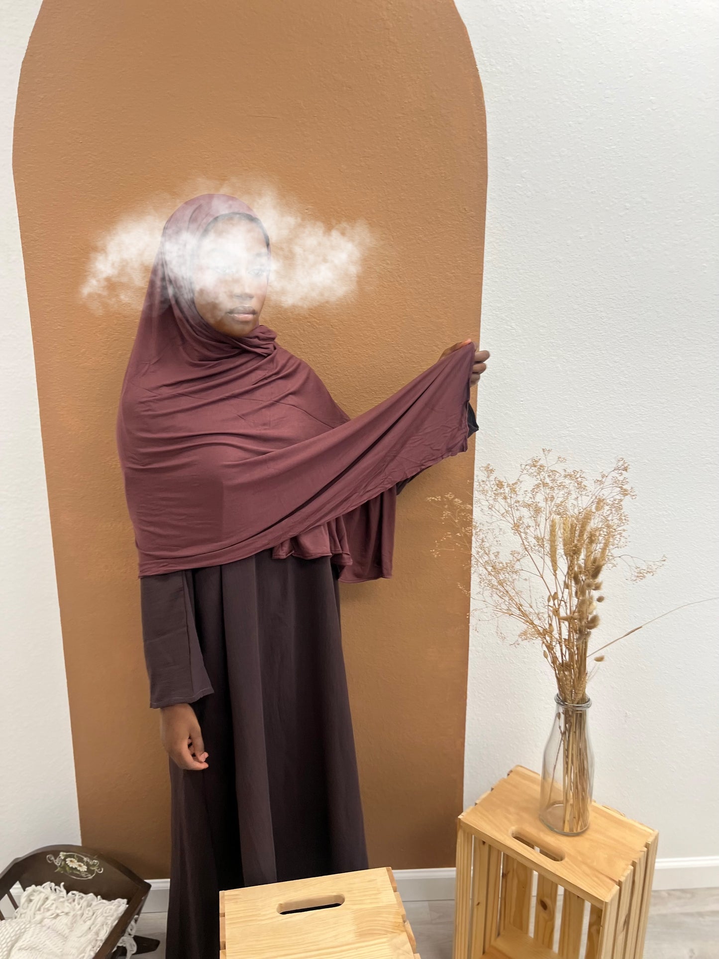 Jersey Hijab - Brick