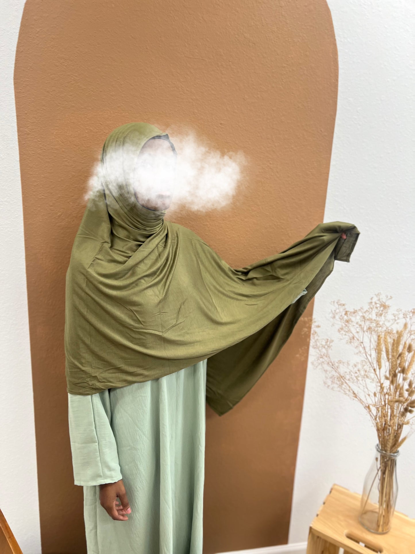 Jersey Hijab - Olive