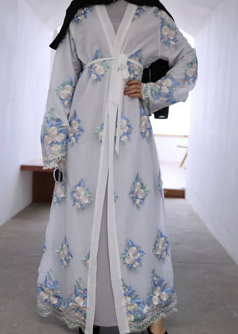 Fardosa White Abaya